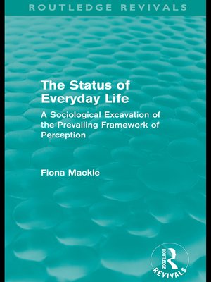 cover image of The Status of Everyday Life (Routledge Revivals)